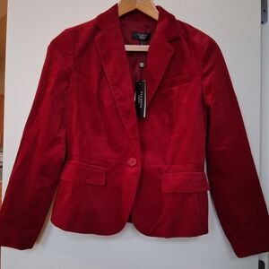 Talbots Women's Red Blazer NWT